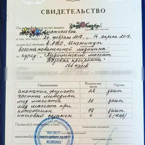 Алена — боди-массаж Москвы